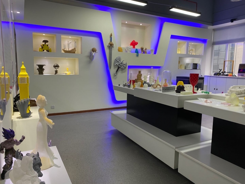 重慶3D打印公司-數鐳科技3D打印展廳1